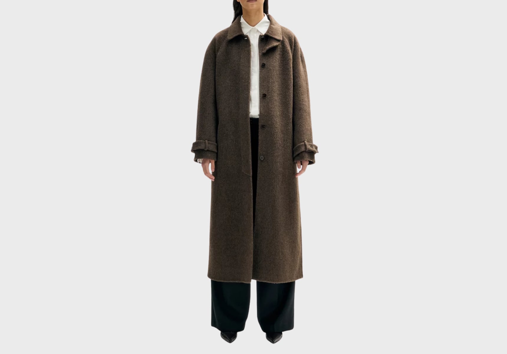 Minima Esenciales Rafe Double Faced wool coat